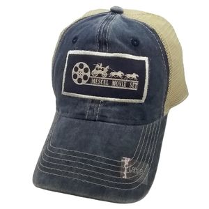 Mescal Movie Set Arizona Cap Hat Adult Trucker Mesh Back Snapback Blue